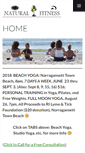 Mobile Screenshot of naturalfitnessyoga.com